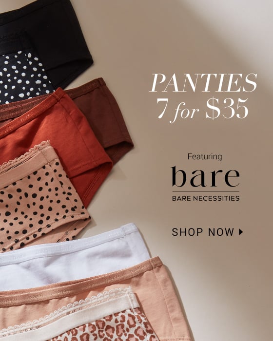Bare Necessities: The Event Of The Season Is Here: Up To 40% Off Bras,  Panties & More!