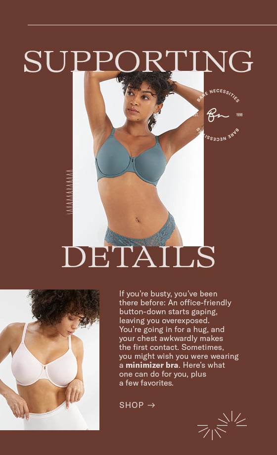 Minimizer Bras 101  Supporting Details - Bare Necessities