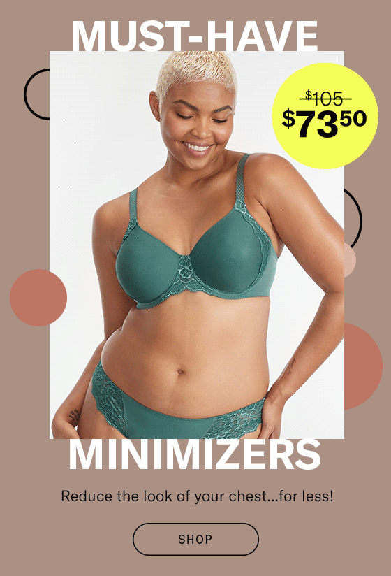 Savings & Support In One: 30% Off Minimizer Bras