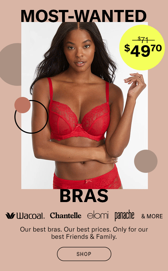 Ends Today – 30% Off Select Wacoal, Elomi & More - Bare Necessities