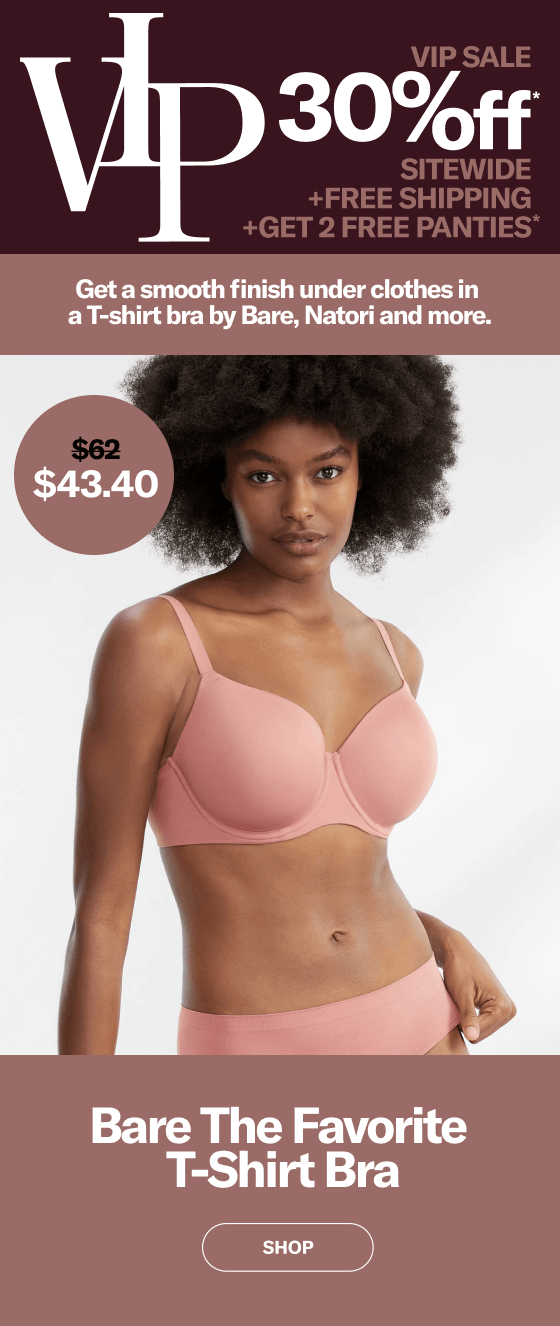 Your Favorite T-Shirt Bras Are Now 30% OFF - Bare Necessities