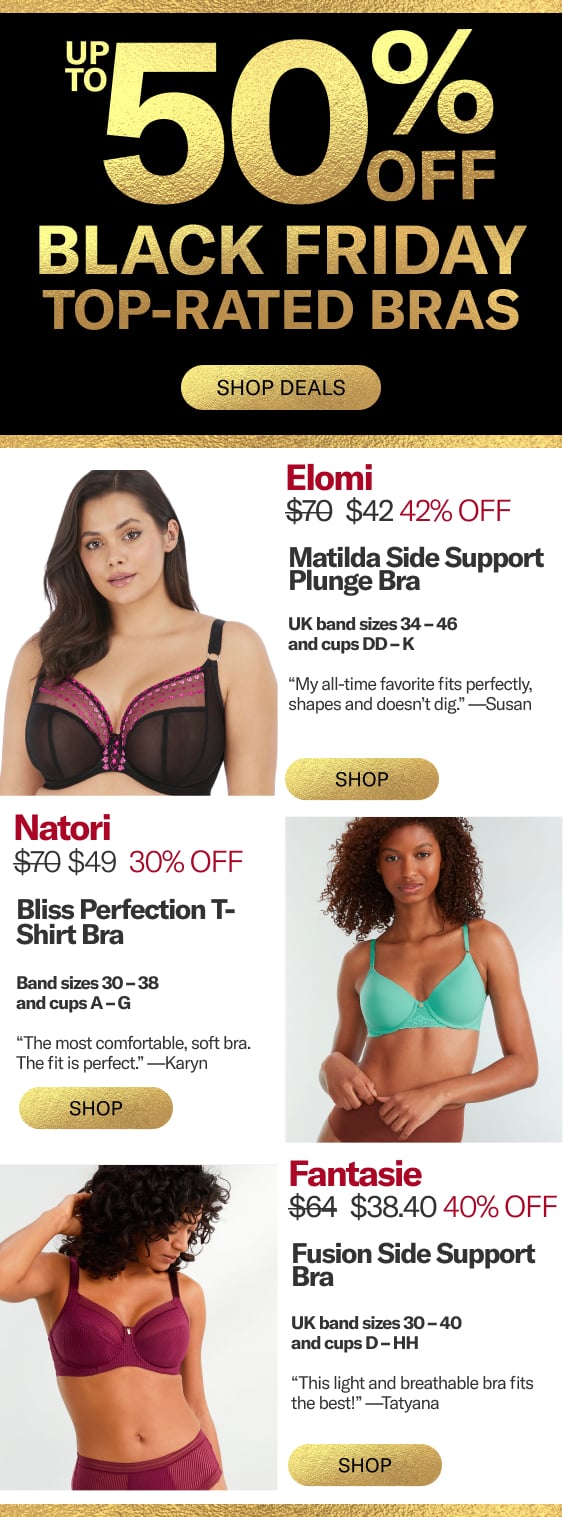 38I TOP RATED Bras