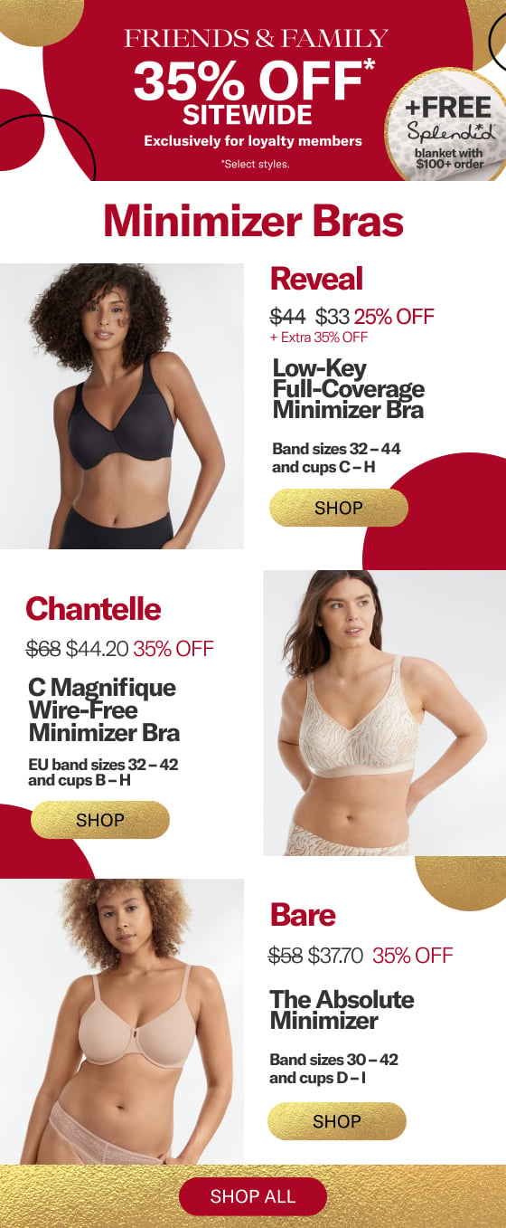 30% Off Minimizer Bras: Shaping, Support, and Savings All In One! - Bare  Necessities