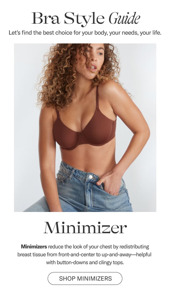 Your Guide To Minimizer Bras - Bare Necessities