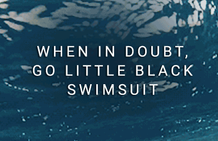 Little Black Swimsuit