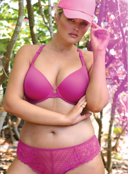 Buy Victoria's Secret Forever Pink Hearts Lightly Lined Demi Bra from Next  Luxembourg